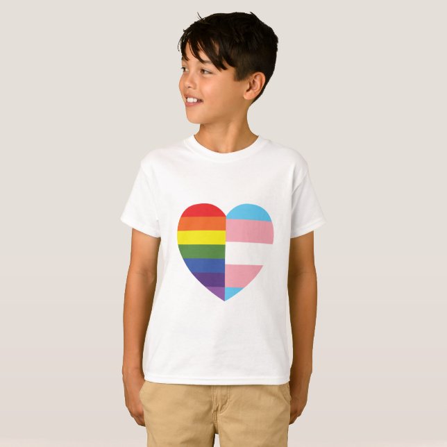T-shirt Chemise de fierté d'enfants (Devant entier)