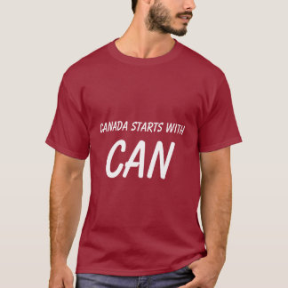 T-shirt Chemise de fierté du Canada
