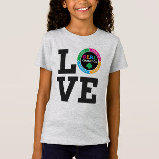T-Shirt Chemise de FILLE d'amour de GS (filles)