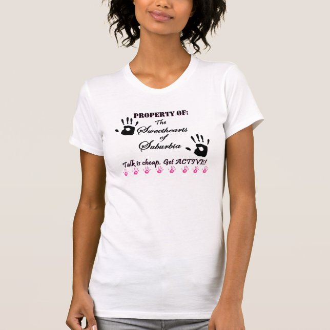 T-shirt Chemise de fille de SOS (Devant)