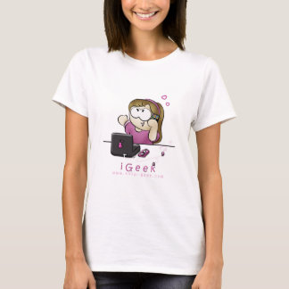 T-shirt chemise de fille d'iGeek