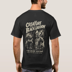 T-shirt Chemise de film d'horreur Creature from the Black