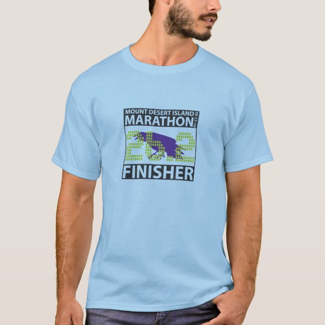 T-shirt Chemise de FINISSEUR de marathon de 2010 MDI (Devant)
