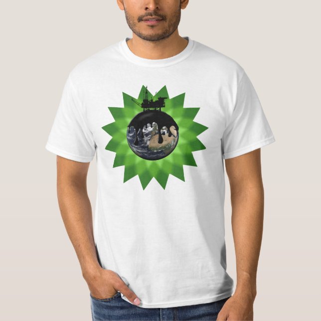 T-shirt Chemise de flaque d'huile (Devant)