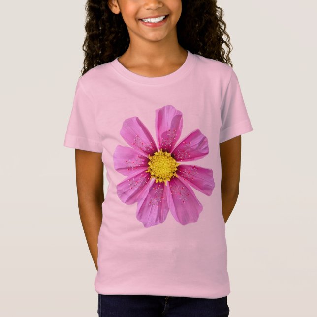 T-Shirt Chemise de Fleur (Devant)