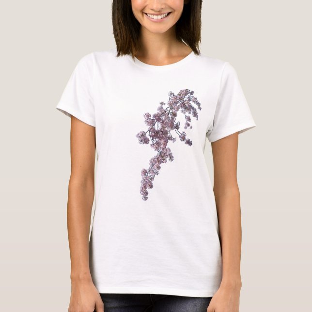 T-shirt Chemise de fleurs de cerisier (Devant)