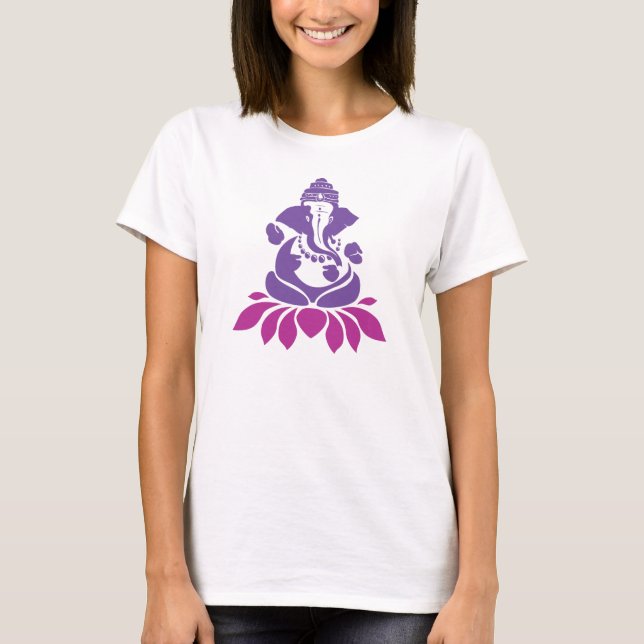 T-shirt Chemise de Flowy des femmes de Ganesh (Devant)