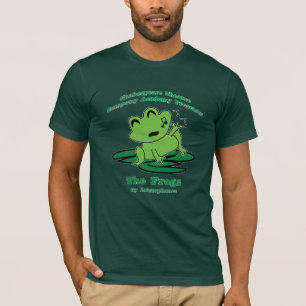 T-shirt Chemise de fonte aux grenouilles