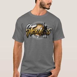 T-shirt Chemise de football Airbrush Steelers