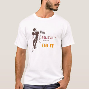 T-shirt Chemise de football américaine
