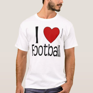 T-shirt Chemise de football du coeur