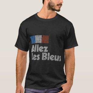 T-shirt Chemise de Football France 2018 Drapeau français A
