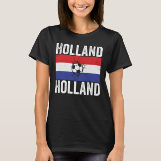 T-shirt Chemise de football Holland Holland Jersey Pays-Ba