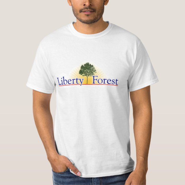 T-shirt Chemise de forêt de liberté (Devant)