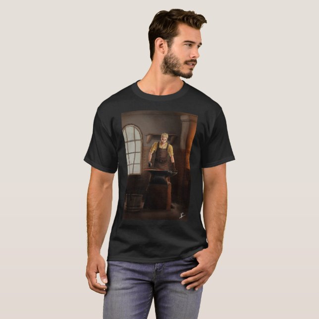T-shirt Chemise de forgeron (Devant entier)