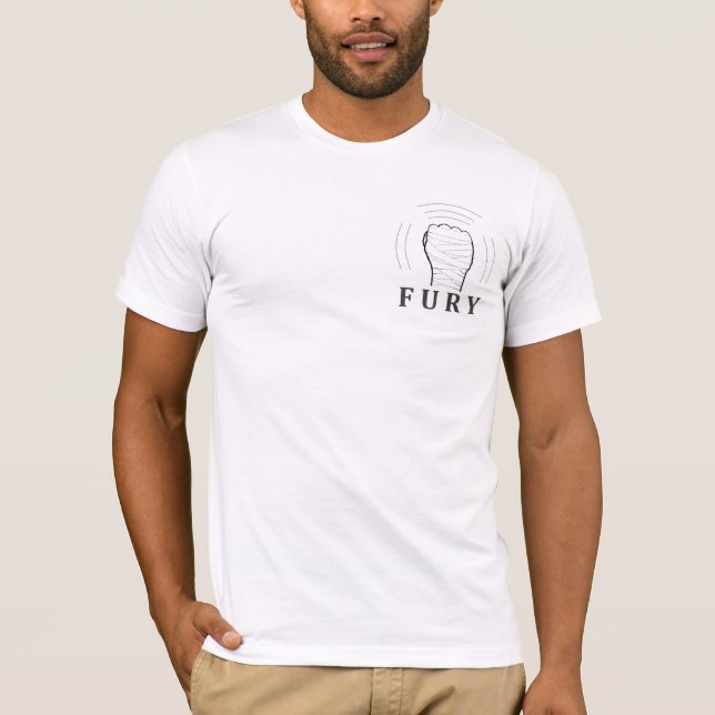 T-shirt Chemise de fureur (Devant)