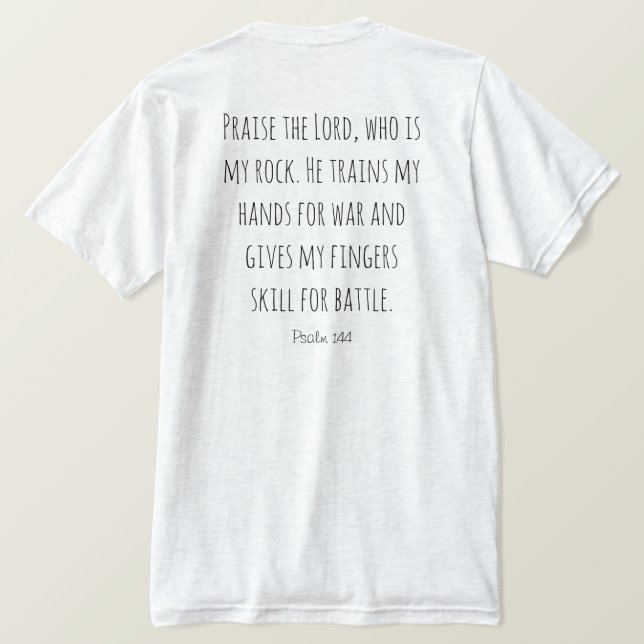 T-shirt Chemise de fusil (Design dos)