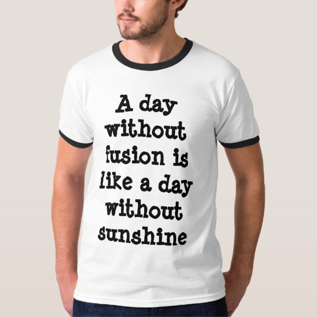 T-shirt Chemise de fusion/soleil (Devant)