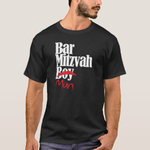 T-shirt Chemise de garçon de Mitzvah de barre (homme)