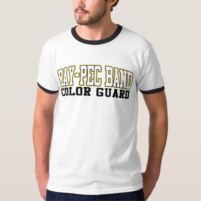 T-shirt Chemise de garde du drapeau de la bande Rayon-PEC (Devant)
