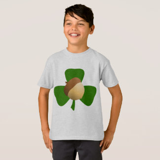 T-shirt Chemise de gland et de shamrock