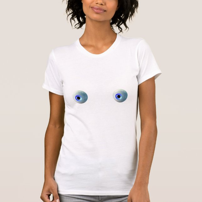 T-shirt Chemise de globes oculaires (pour des femmes) (Devant)