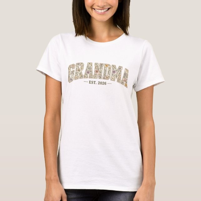 T-shirt Chemise de grand-mère (Devant)