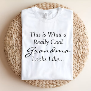 T-shirt Chemise de grand-mère cool