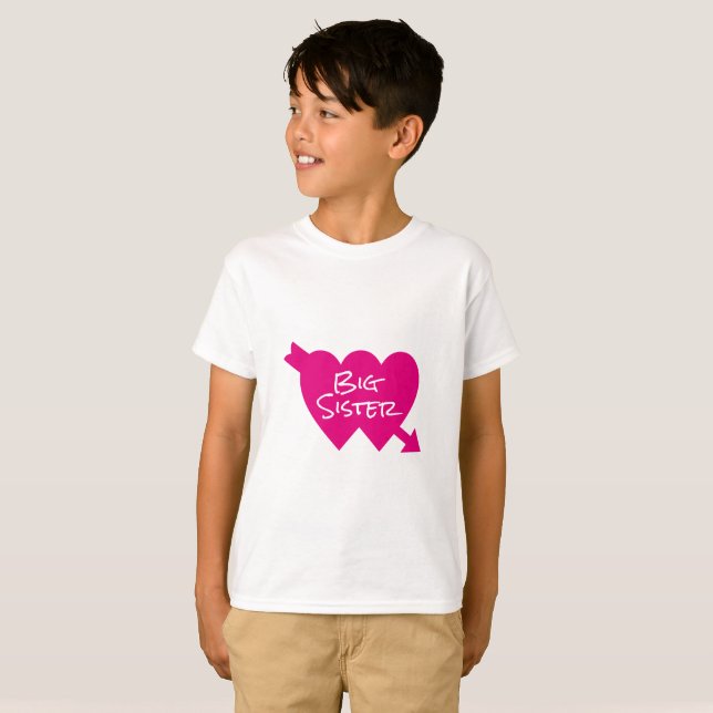 T-shirt Chemise de grande soeur (Devant entier)