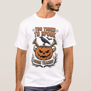 T-shirt Chemise de gravure de citrouille Halloween profess