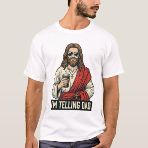 T-shirt Chemise de gravure vintage café Père Saint drôle D