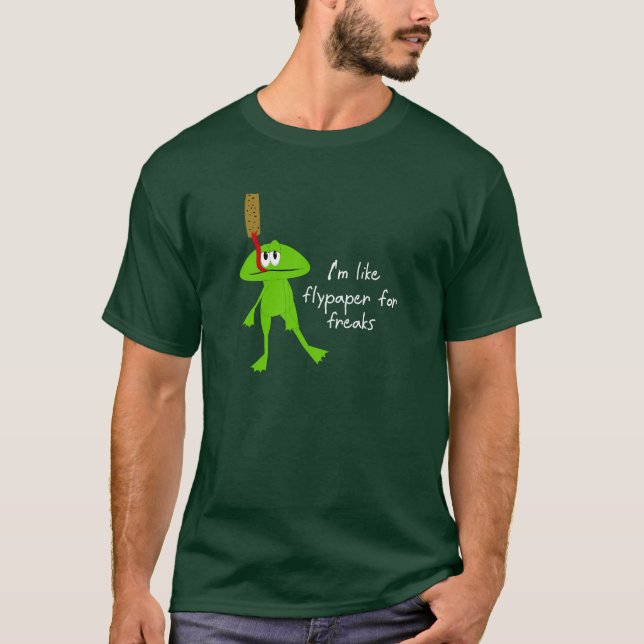 T-shirt Chemise de grenouille et d'attrape-mouches (Devant)