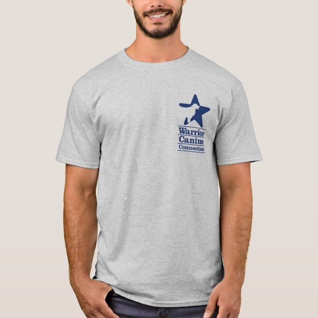 T-shirt Chemise de gris de logo de WCC (Devant)