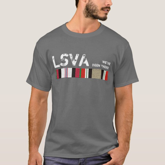 T-shirt Chemise de gris de LSVA (Devant)