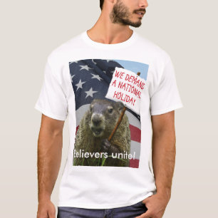 T-shirt chemise de groundhog