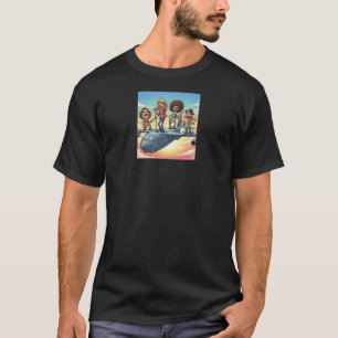 T-shirt Chemise de groupe de rock
