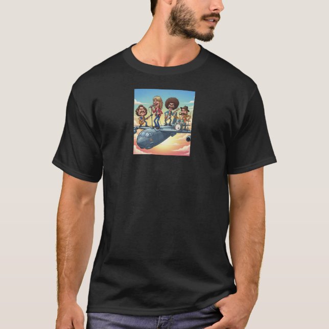 T-shirt Chemise de groupe de rock (Devant)
