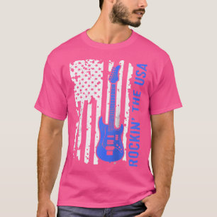 T-shirt Chemise de guitare acoustique vintage Retro Pavé b