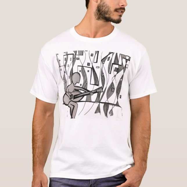 T-shirt Chemise de guitariste (Devant)