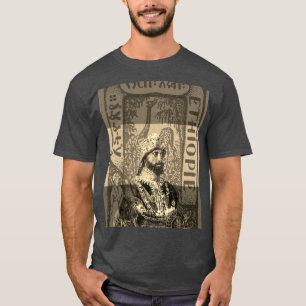 T-shirt Chemise de Haile Selassie Ethiopie Rasta