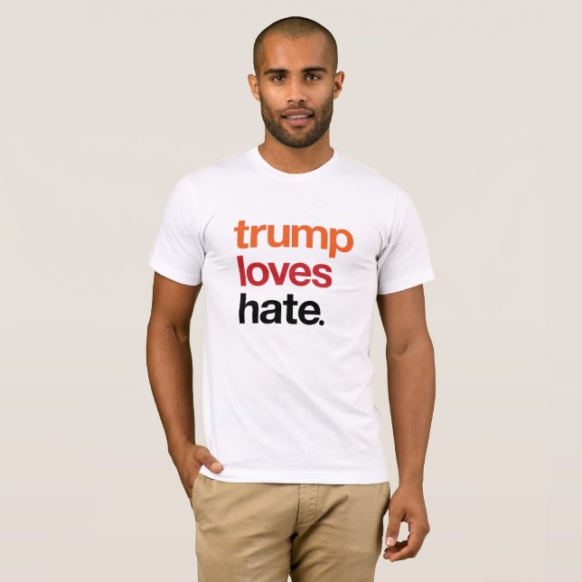 T-shirt Chemise de haine d'amours d'atout (Devant entier)