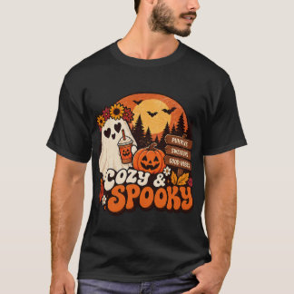 T-shirt Chemise de Halloween Cosy et Épouvantable