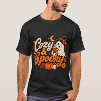 T-shirt Chemise de Halloween Cosy et Épouvantable