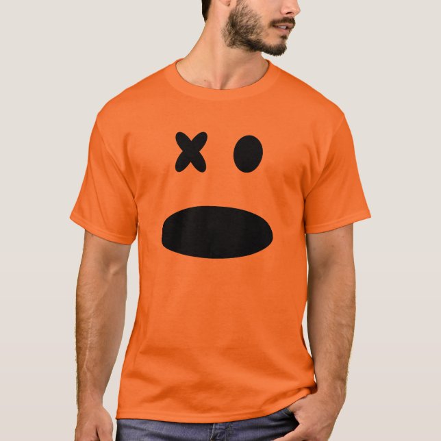 T-shirt Chemise de Halloween de visage de singe de (Devant)