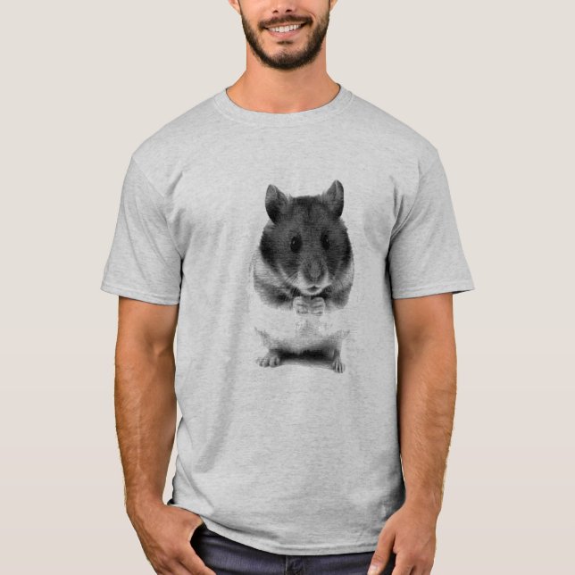 T-shirt chemise de hamster (Devant)