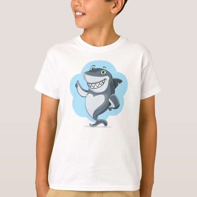 T-shirt Chemise de Hanes Tagless de requins (Devant)