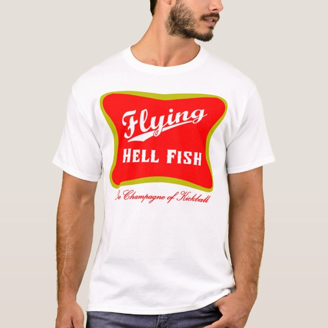T-shirt Chemise de Hellfish Champagne de vol (Devant)