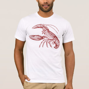 T-shirt chemise de homard (blanche)