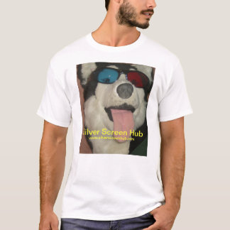 T-shirt Chemise de hub d'écran argenté