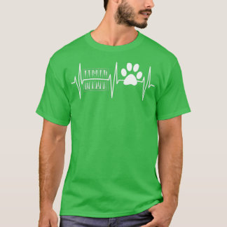 T-shirt Chemise de jacquet drôle Chien Amant Joueur de jac